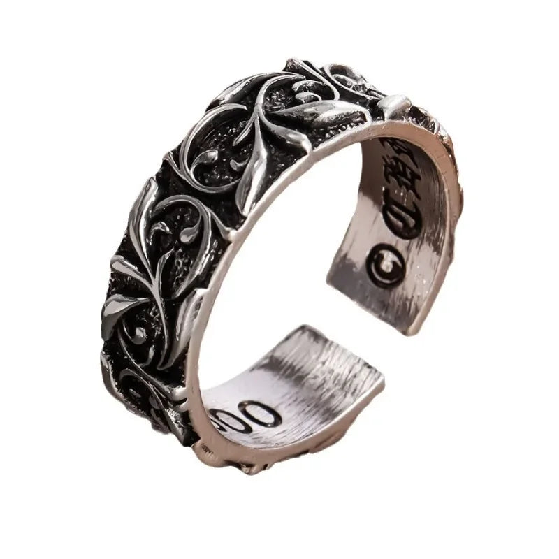 Vintage open style personalized design eternal ring for couples Vera Lux