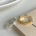 Fashion 925 Sterling Silver Shell Adjustable Rings Luxury Jewelry For Women Accessories Wholesale Vera Lux