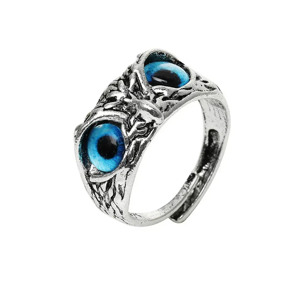 Fashion Charm Vintage Owl Ring for Men Women Cute Animals Owl Youth Gothic Rings Jewelry Accessories Gifts Femstylo