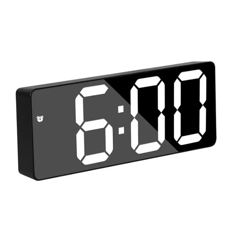 Electronics LED Alarm Clock Digital Children's Electronic Alarm Clock Bedside Table Desk Decorating Tabletop Desktop Clocks Home Whatever the Treasure