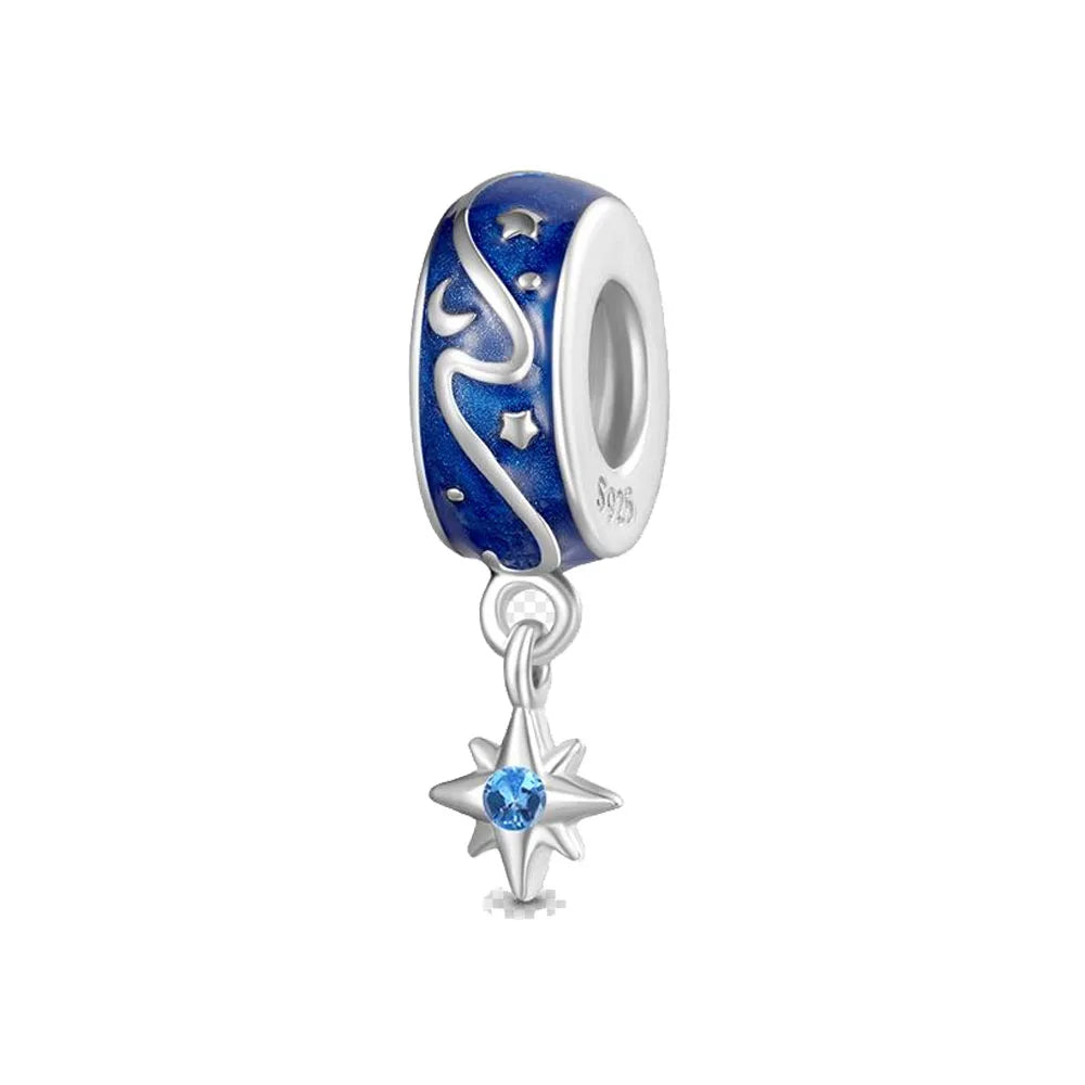 2026 925 Silver Flower, Butterfly, Highland Cow, Motorcycle Pendant Fit European Original Bracelet DIY Jewelry Exquisite Jewelry Vera Lux
