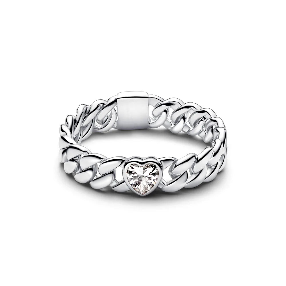 2026 Hot Selling 925 Sterling Silver Heart-Shaped Butterfly Flower Ring, Exquisite and Charming Jewelry Gift for European Women Vera Lux
