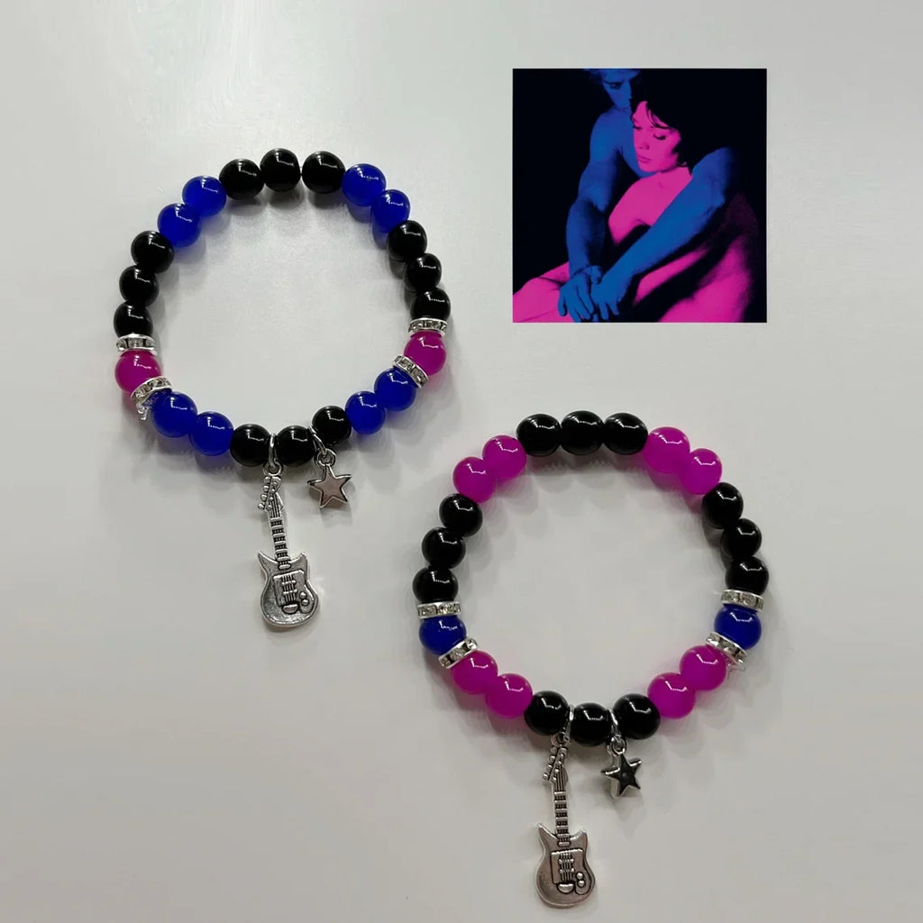 2pcs/set Fashion Couple Beads Bracelet Tv Girl Matching Bracelets Who Really Cares Album Inspired Bracelets Friends Jewelry Gift Vera Lux