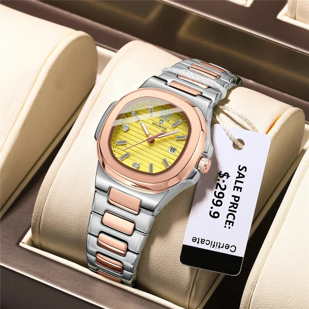31mm New Digital Fashion Quartz Wristwatches Ladies Watches For Woman Luxury Small Gold Diamond Watch Women Clock Reloj Muje Vera Lux