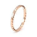 2mm Thin Stainless Steel Round Eternity Ring Wedding Band for Women Girl Size 5-10 Vera Lux