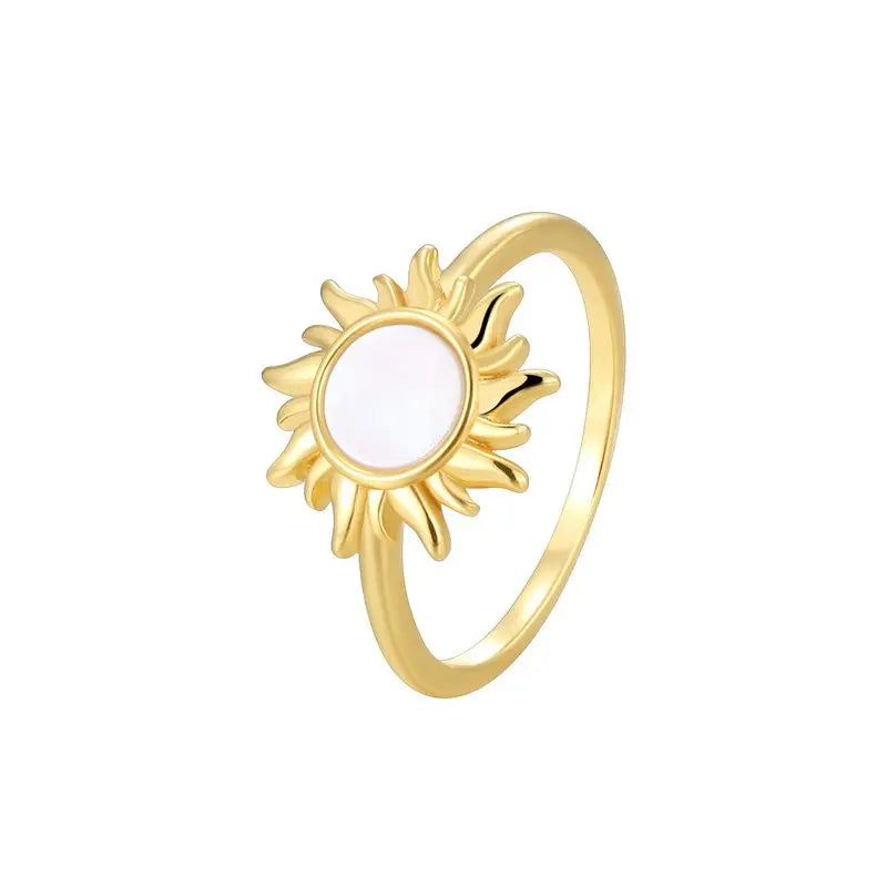 925 Sterling Silve Fashion Wedding Sun Elegant Ring For Women Finger Rings Female Engagement Party Jewelry Accessories Gift ﻿ Vera Lux
