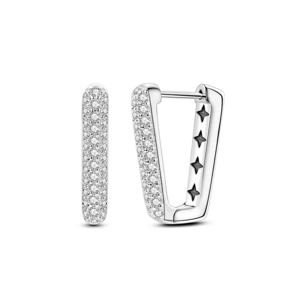 2026 New 925 Silver Elephant Cherry Blossom Butterfly Heart Earrings, a delicate choice for women's fashion jewelry Vera Lux