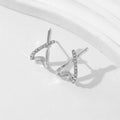 LATS Trendy Gold Color Cross Stud Earrings for Women Dainty Simple Minimalist Earring Fashion Jewelry Party Gifts Wholesale Vera Lux