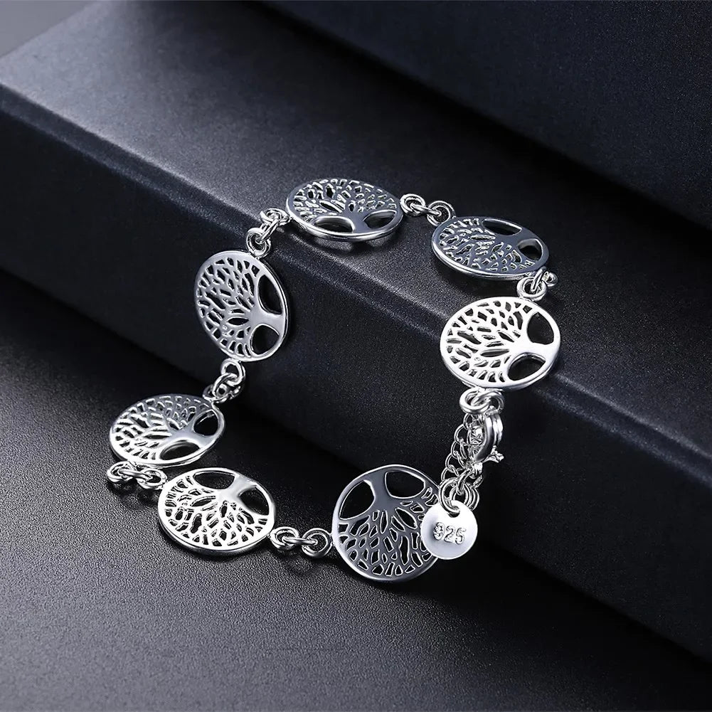 8 Inch 18K Gold Bracelet 5MM Sideways Chain Bracelet For Woman Men Fashion Wedding Engagement 925 Sterling Silver Jewelry Gifts Vera Lux