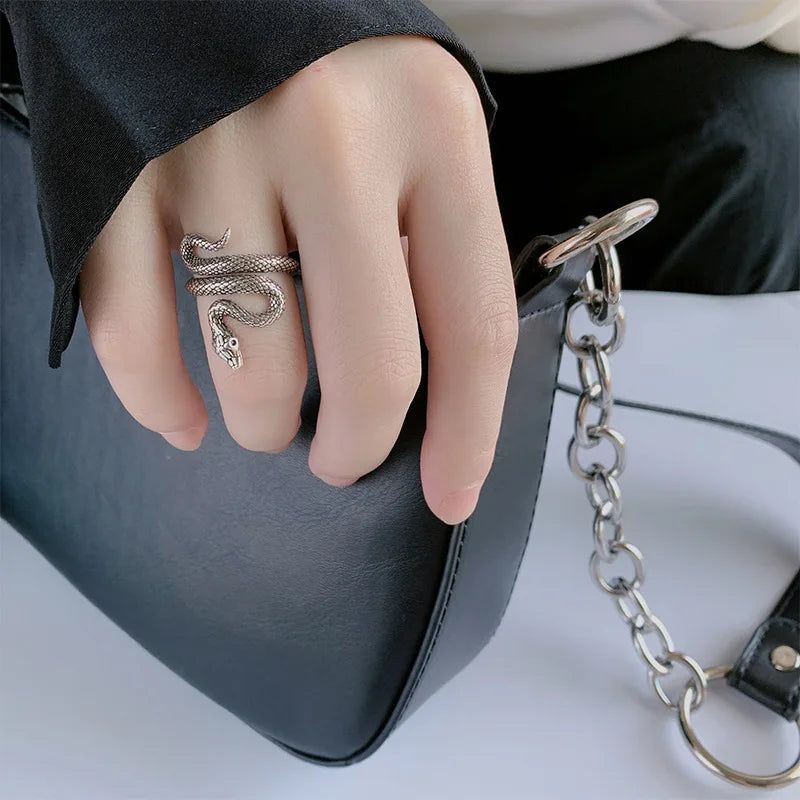 925 Sterling Silver Entanglement Snake Rings Adjustable Rings For Women Engagement Wedding Luxury Jewelry Accessories Wholesale Vera Lux