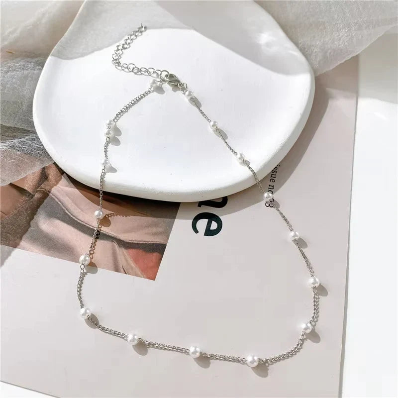 New Shiny Butterfly Necklace Ladies Exquisite Double Layer Clavicle Chain Necklace Jewelry for Ladies Gift Vera Lux