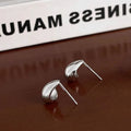 Ventfille 925 Sterling Silver Water Drop Earring for Women Gift Minimalism Versatile Office Trend Jewelry Dropshipping Vera Lux