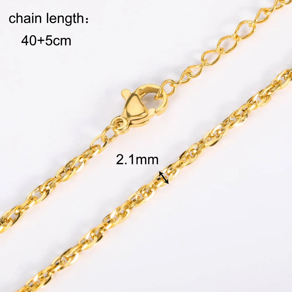 10pcs/Lot 45cm Stainless Steel Golden/Silvery Color 304 Chains Necklace Women Jewelry Making Accessories DIY Handmade Supplies Vera Lux