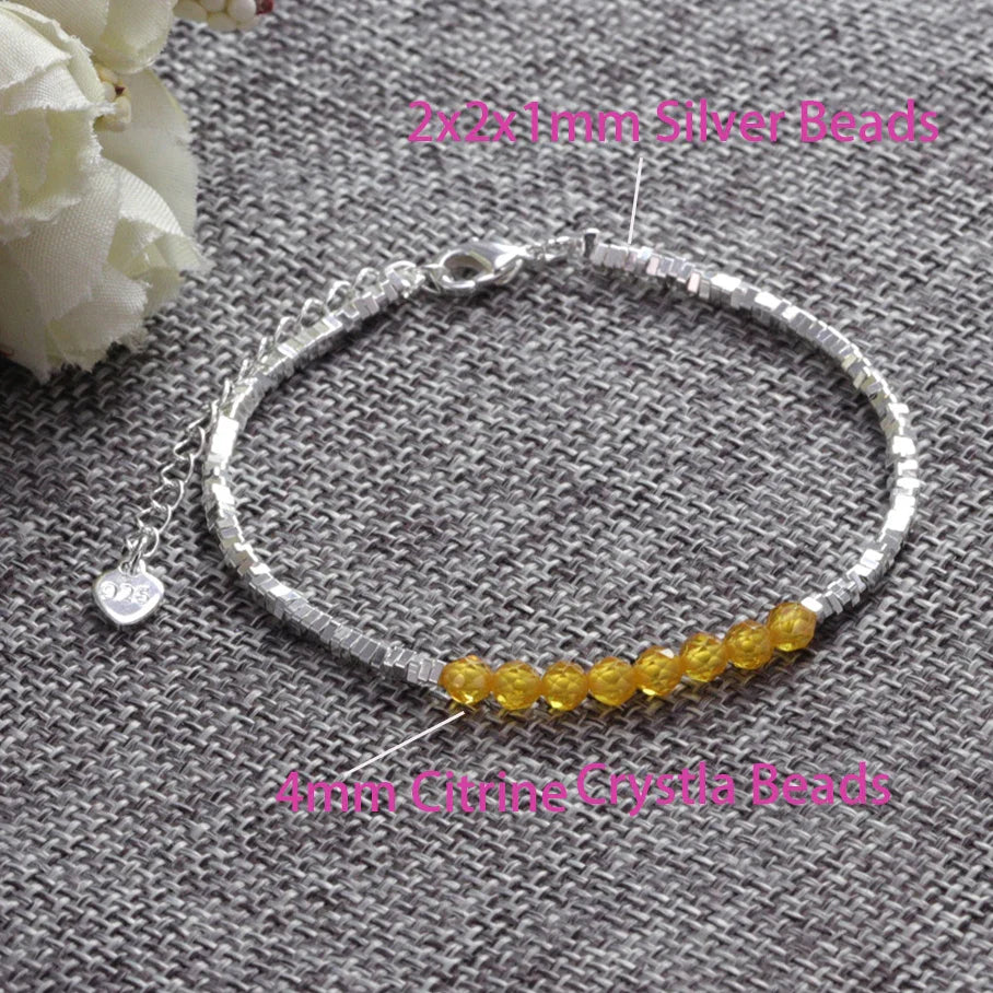 925 Sterling Silver Star Bead Bracelet For Women Fragmented Silver Sweet Romantic Versatile Trend Jewelry Gifts Dropshipping Vera Lux