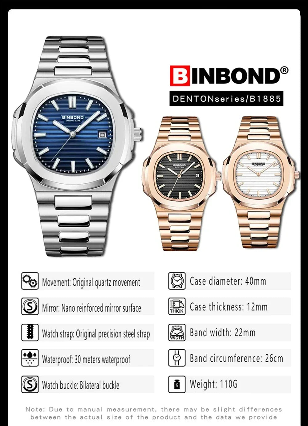 New Casual Business Movement Clock Men Luxury Watch Automatic Watches Mens Fashion Quartz Wristwatches Gifts Relogio Masculino Vera Lux