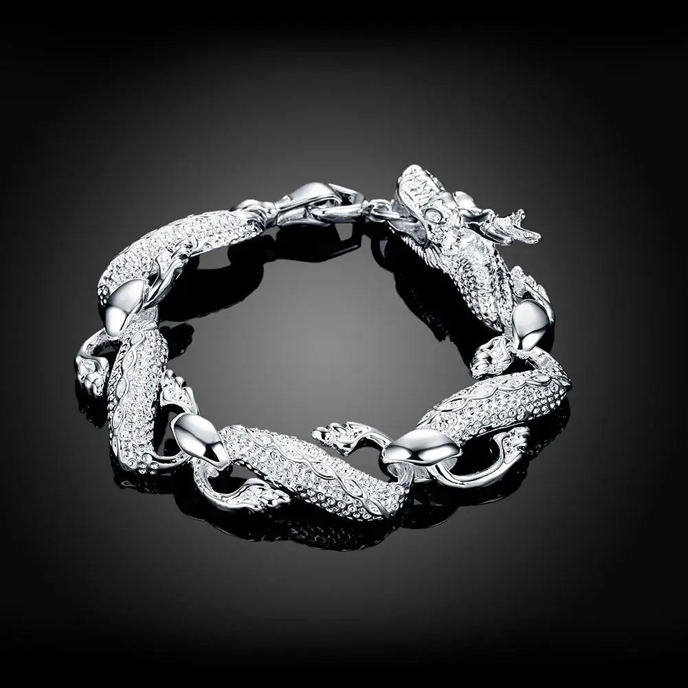 8 Inch 18K Gold Bracelet 5MM Sideways Chain Bracelet For Woman Men Fashion Wedding Engagement 925 Sterling Silver Jewelry Gifts Vera Lux