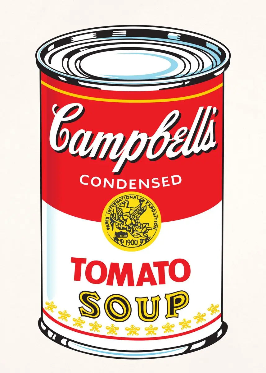 Andy Warhol Pop Art Tomato Soup Poster Canvas Painting Vintage Kitchen Art Aesthetic Decor Home Room Wall Decoration Retro Decor Perfecsy