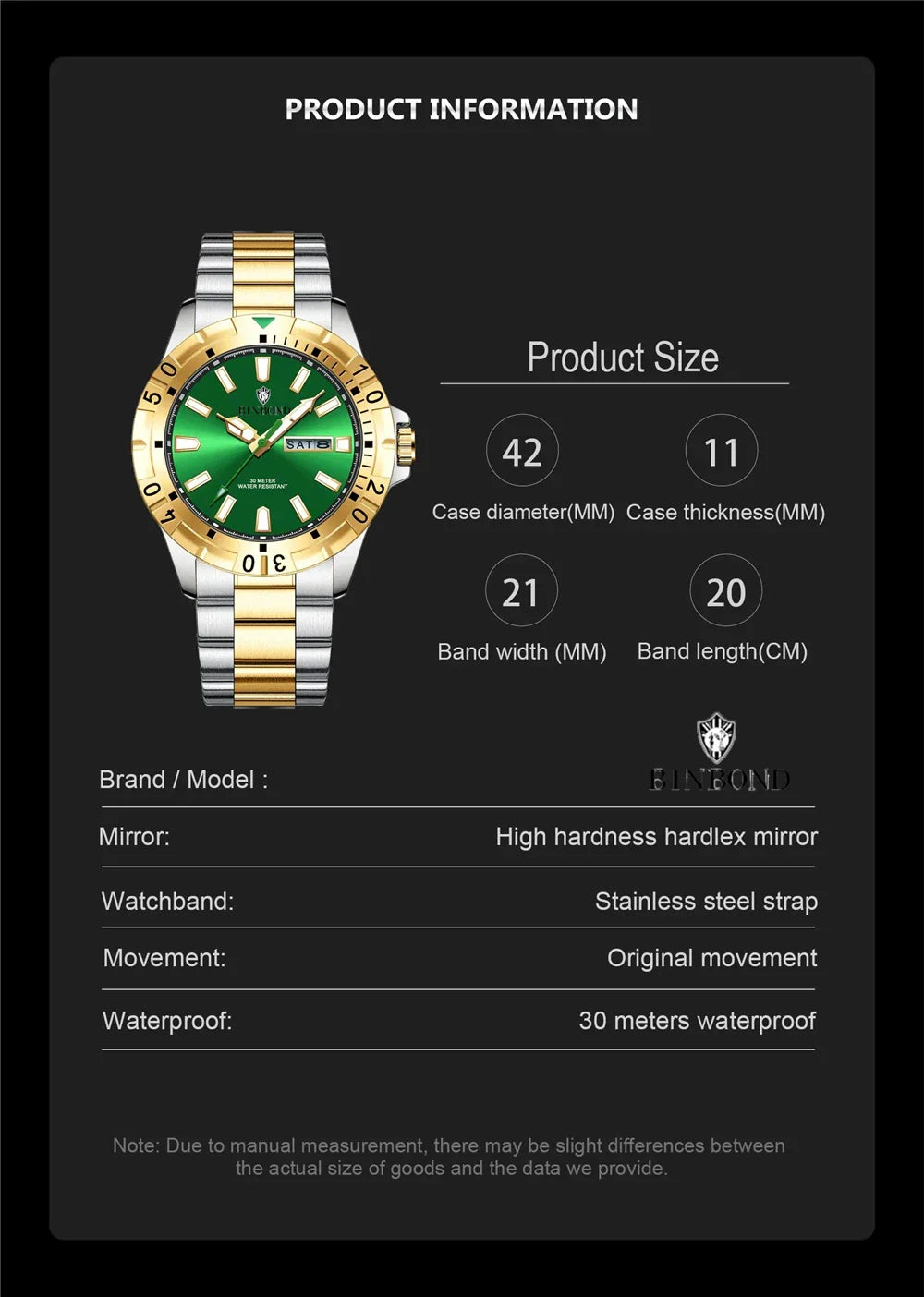 42mm New Mens Watches Designer Fashion Quartz Wristwatches Men Gifts For Man Watch Luxury Automatic Gold Clcok Digital Reloj Vera Lux