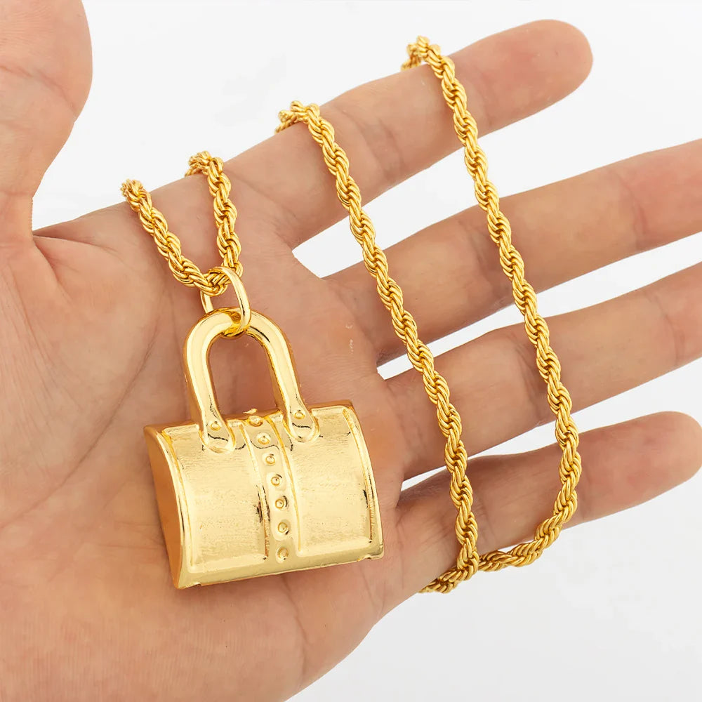 Dubai Gold Color Pendant  Hip Hop Personality style for Men Women Minimalist Jewelry Party Jewelry Birthday Gifts Vera Lux
