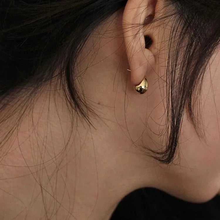 925 Sterling Silver Water Drop Earring for Women Gift Minimalism Versatile Office Trend Jewelry Dropshipping Vera Lux