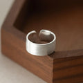 925 Sterling Silver Wire Drawing Adjustable Rings For Women Couple Luxury Jewelry Ladies Accessories Gifts Jewellery Vera Lux