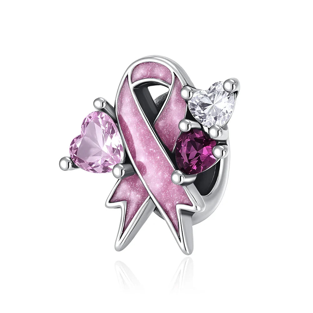 2026 Spring Pink Series Ballon Butterfly Flower Pendant Fit S925 European 925 Sterling Silver Bracelet Bangles Necklace Vera Lux
