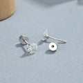 S925Silver Love zircon earrings for women, fashionable and simple ins, heart shaped earrings, personality and temperament Vera Lux