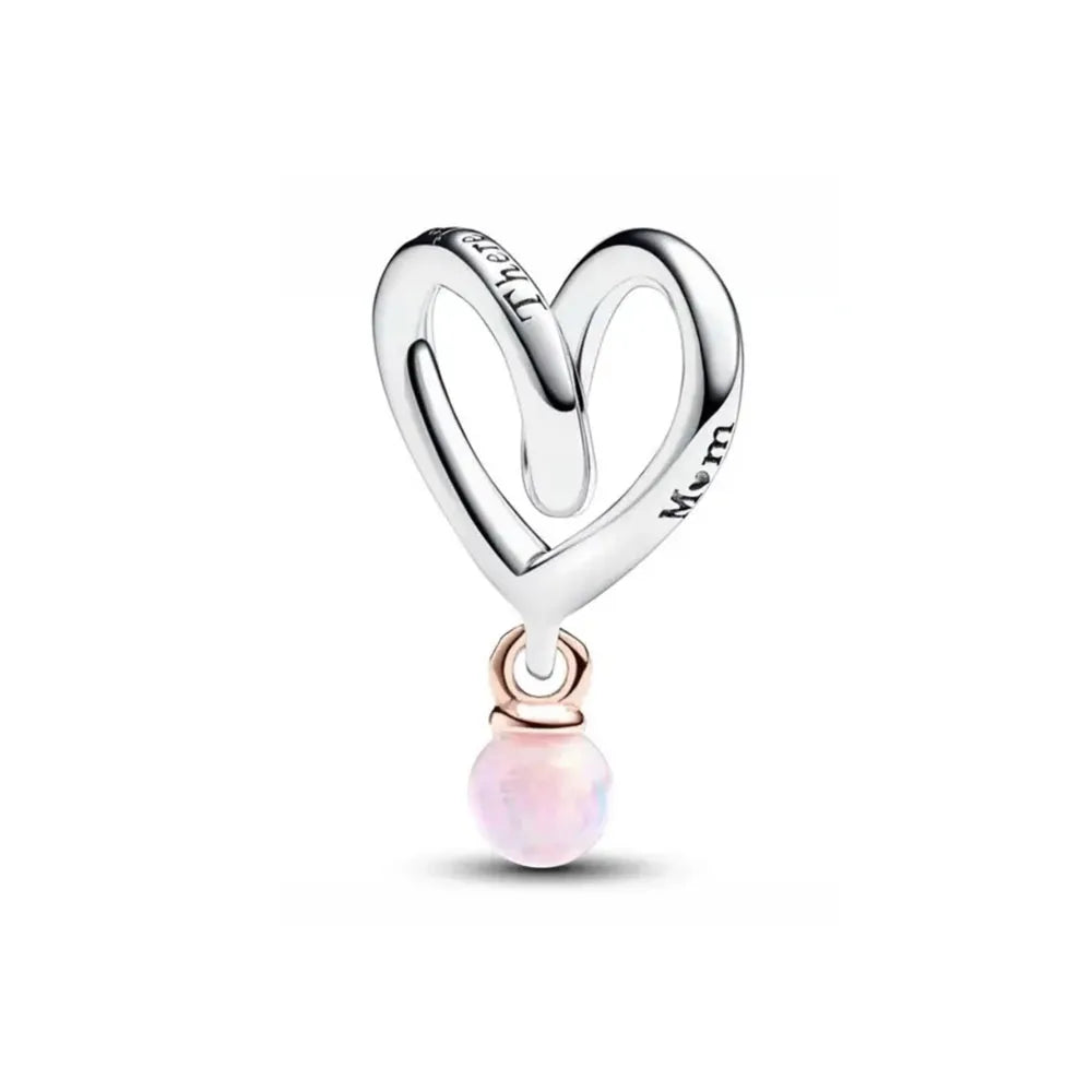 2026 New S925 Silver Hollow Elephant Monkey Car Pendant Fit Original Bracelet DIY Accessories Women's Charm Jewelry Gifts Vera Lux