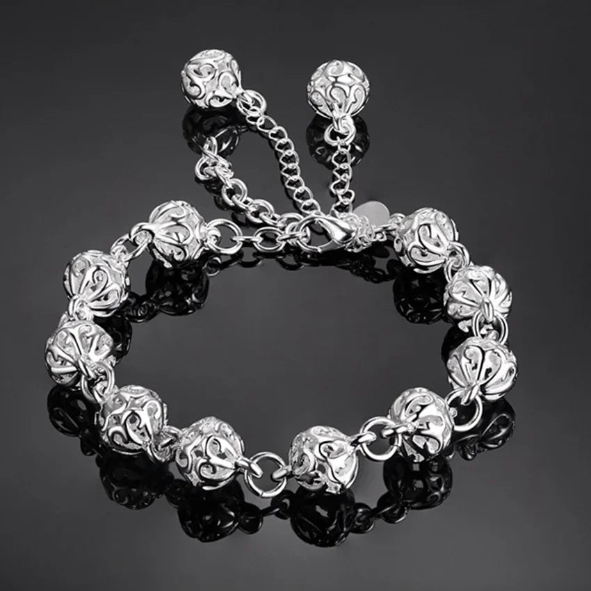 8 Inch 18K Gold Bracelet 5MM Sideways Chain Bracelet For Woman Men Fashion Wedding Engagement 925 Sterling Silver Jewelry Gifts Vera Lux