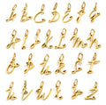 Personalized Stainless Steel Heart Alphabet Pendant DIY Accessories for Necklace Woman Men Jewelry Initials Birthday Gift A-Z Vera Lux