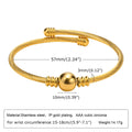 Open Adjustable Star Starburst Cuff Bangle Bracelet for Women Stainless Steel Cubic Zirconia Inlay Charm Layered Jewelry Vera Lux