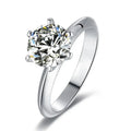 NeeTim 1 Carat D Color Moissanite Diamond Wedding Ring For Women 925 Sterling Silver Finger Band Fine Jewelry with Certificate Vera Lux