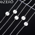 New trend 925 sterling Silver 26 letter cards Chain Bracelets for Women Fashion wedding Party fine Jewelry Christmas Gifts Vera Lux