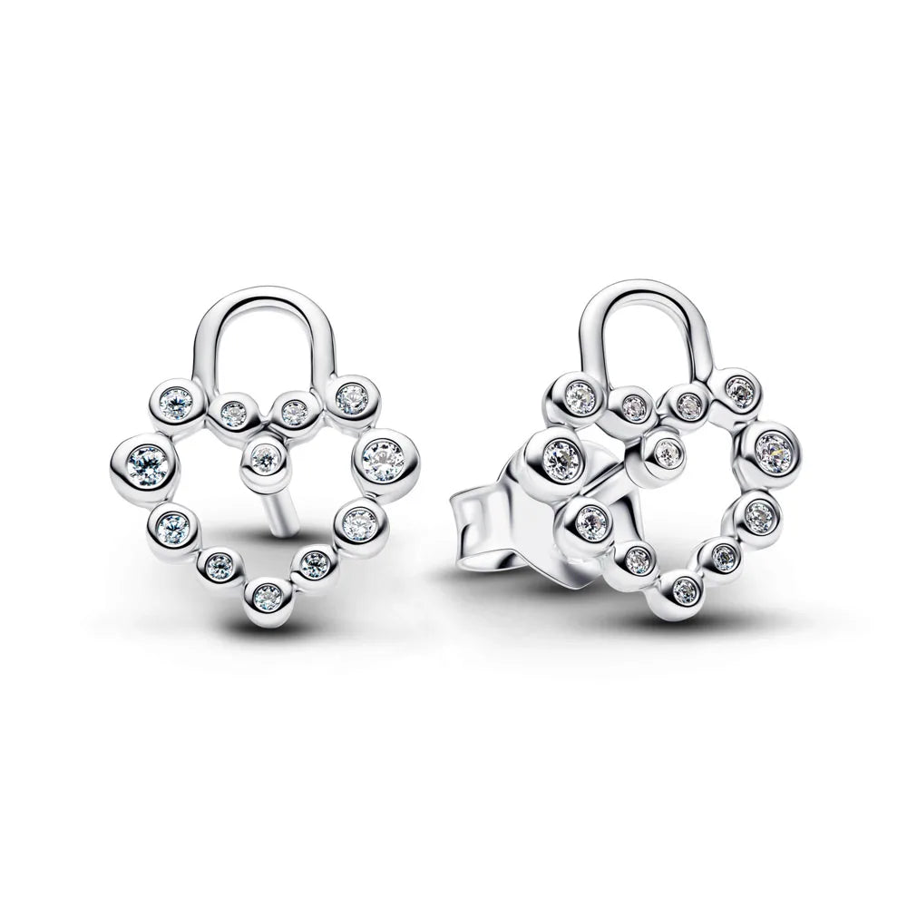 2026 New 925 Silver Elephant Cherry Blossom Butterfly Heart Earrings, a delicate choice for women's fashion jewelry Vera Lux