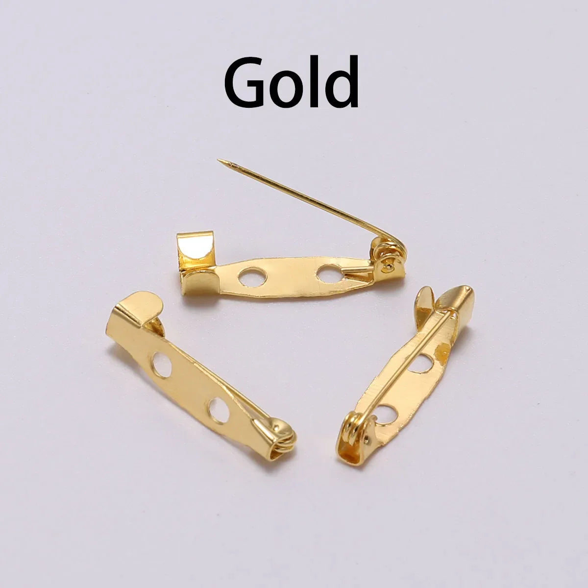 20-50pcs 20 25 32 38mm Brooch Clip Base Pin Blank Safe Lock Brooch Pin Base Badge Holder For DIY Jewelry Making Finding Supplies Vera Lux