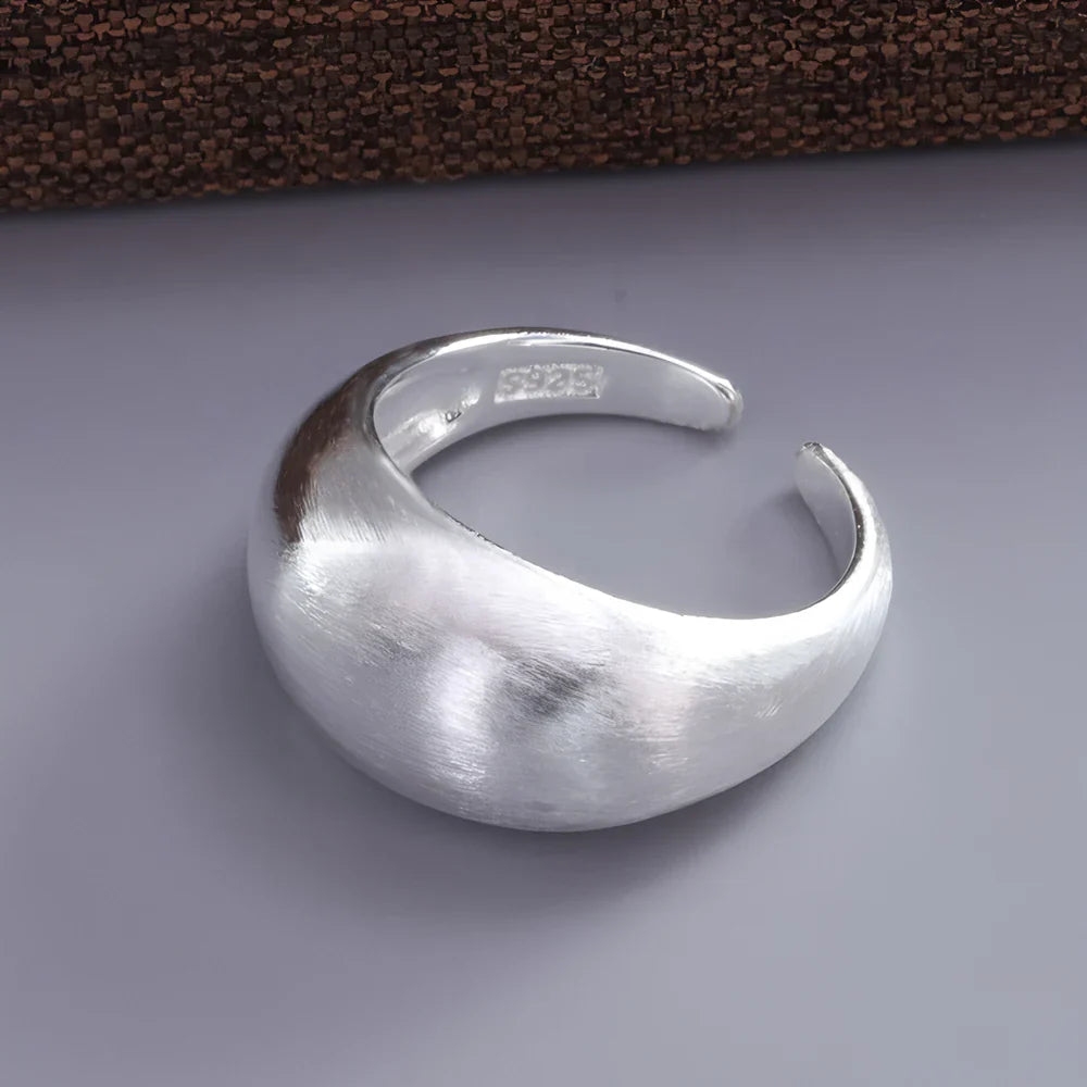 925 Sterling Silver Chain Knot Ring For Women Wrap Wide Band Rock Geometry Punk Jewelry Gift Wholesale Dropshipping Vera Lux