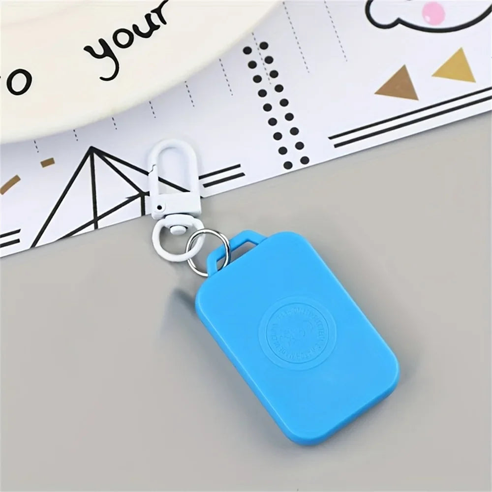 1PC LED Keychain Pocket Watch Digital Display Electronic Watch Student Backpacks Keys Pendant Cartoon Small Hanging Watch Gift Vera Lux