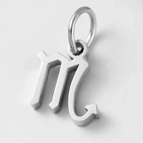 10PCS Stainless Steel Star Zodiac Sign 12 Constellation Pendant Accessories for Necklace Women Man Jewelry Gifts Wholesale Vera Lux