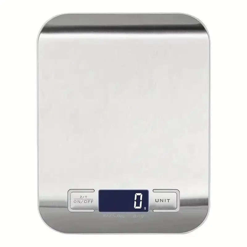 Electronic Digital Kitchen Scale  LED Display 10kg 5kg/1g Stainless Steel Panel Scales Home Jewelry Food Snacks Weighing Tools Whatever the Treasure