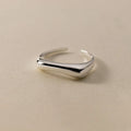 925 Sterling Silver Geometry Arc-Shaped Open Rings For Women Engagement High Quality Jewelry Accessories Wholesale Jewellery Vera Lux