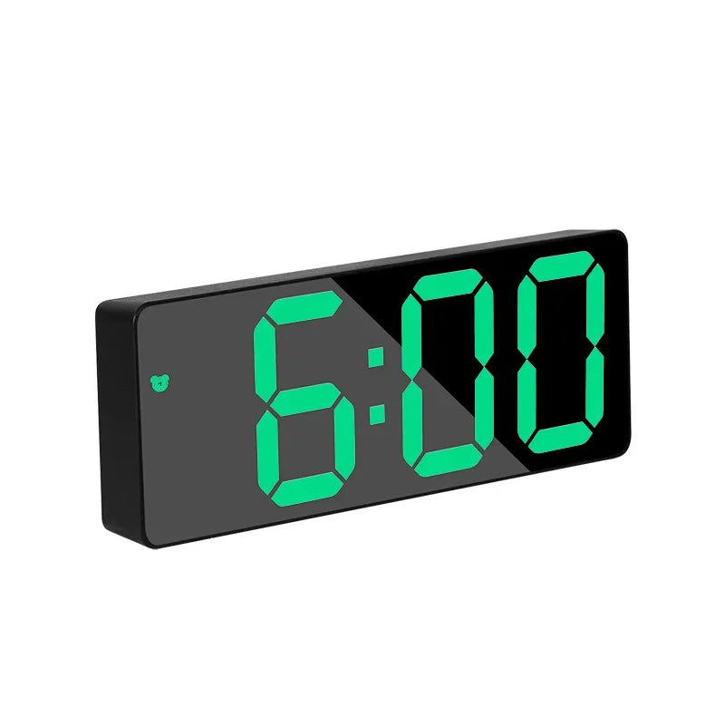 Electronics LED Alarm Clock Digital Children's Electronic Alarm Clock Bedside Table Desk Decorating Tabletop Desktop Clocks Home Whatever the Treasure