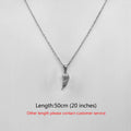 18K Gold Plated Angel Wing Pendant Necklace - Vintage Feather Design for Men, Stainless Steel Chain Jewelry Gift Vera Lux