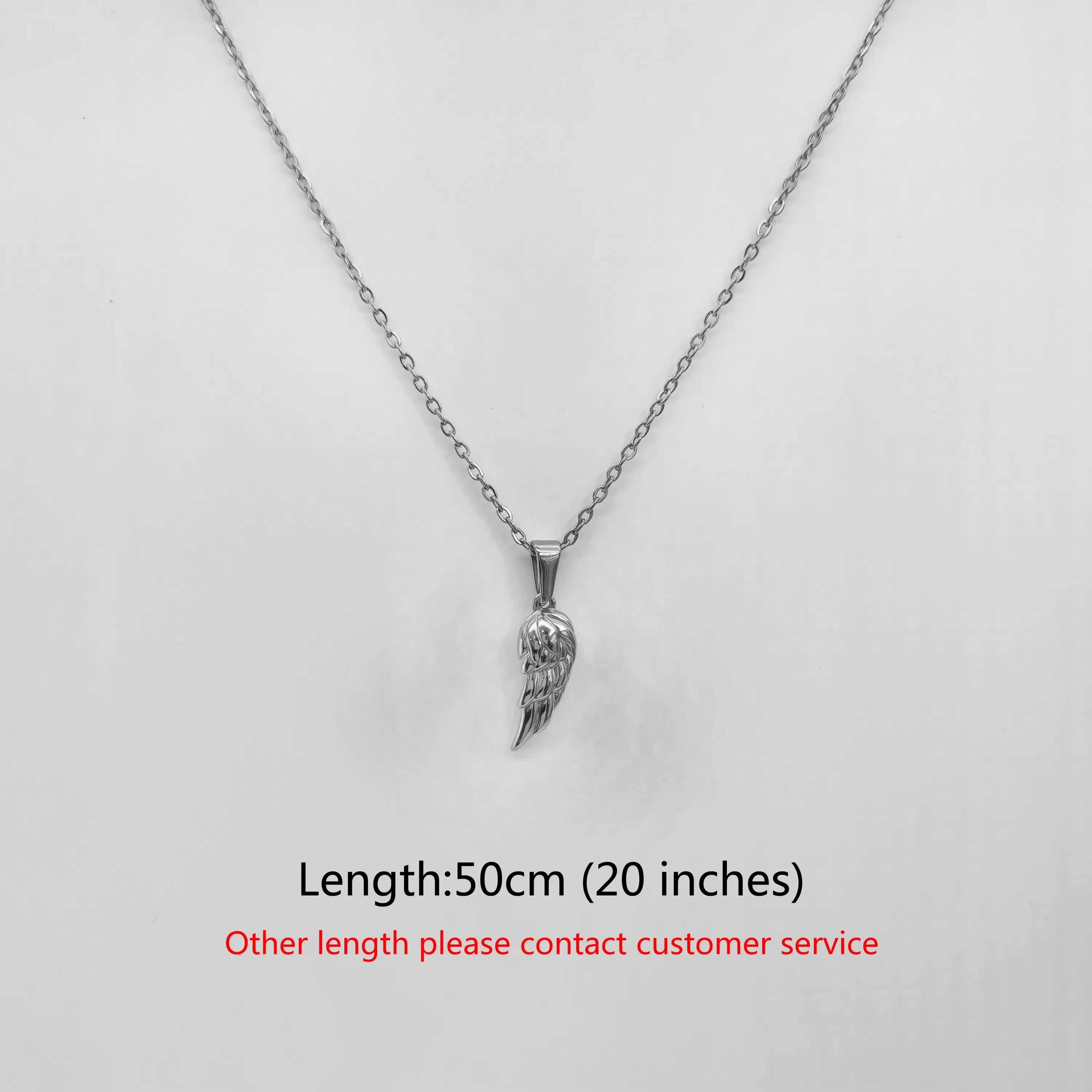 18K Gold Plated Angel Wing Pendant Necklace - Vintage Feather Design for Men, Stainless Steel Chain Jewelry Gift Vera Lux