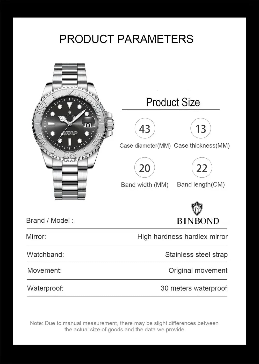 Luxury Watch Man High Quality New Brand Sports Fashion Quartz Wristwatches Men Gifts Automatic Watches Mens Coffee Digital Clock Vera Lux