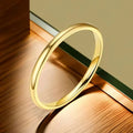 Stainless Steel Rings Gold Color/Silver ColorAnti-allergy Smooth Simple Wedding Couples Rings Bijouterie Vera Lux