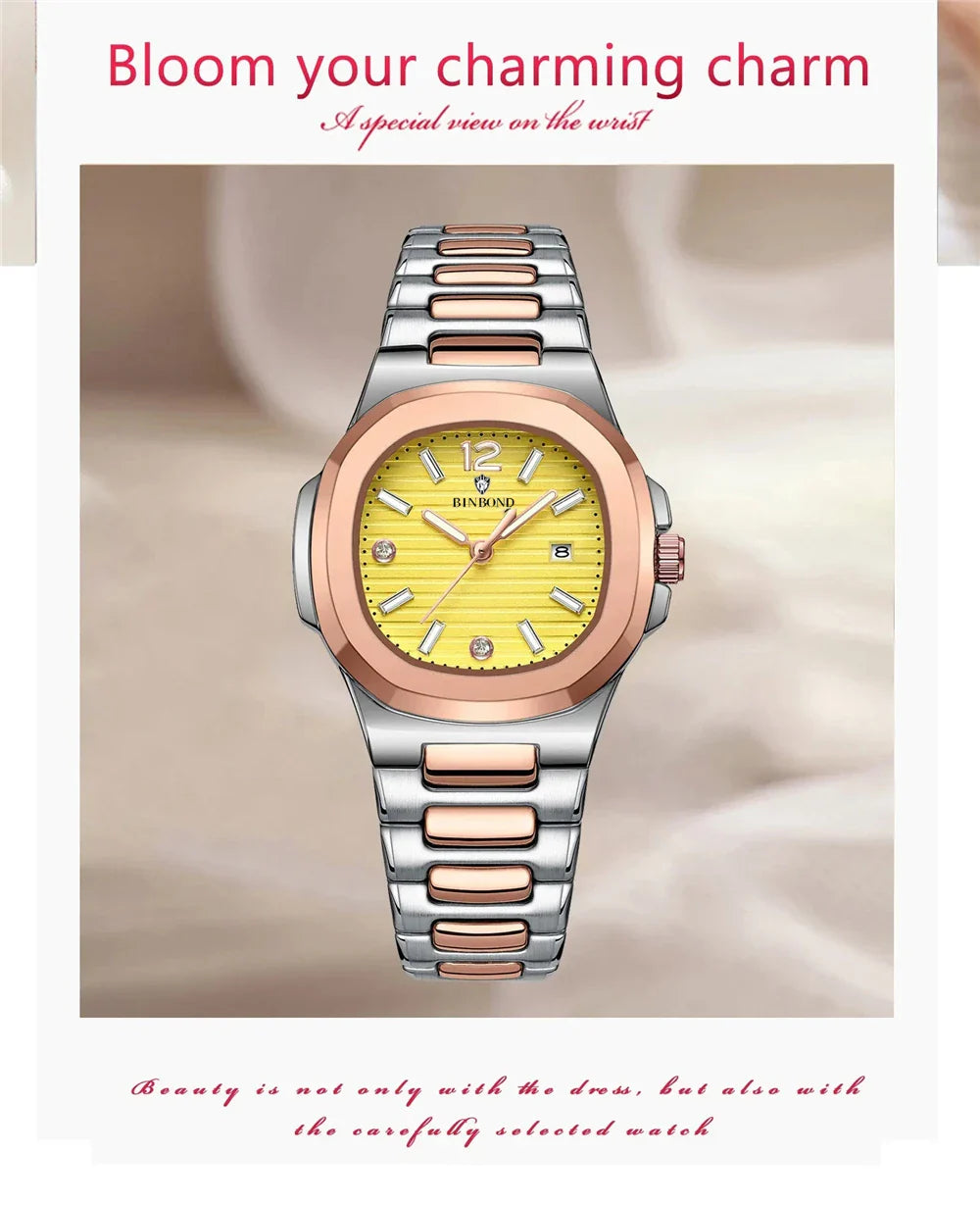 31mm New Digital Fashion Quartz Wristwatches Ladies Watches For Woman Luxury Small Gold Diamond Watch Women Clock Reloj Muje Vera Lux