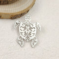Creative punk style hollow fun turtle stainless steel gold-plated 18K brooch, black suit accessories, wedding matching set Vera Lux