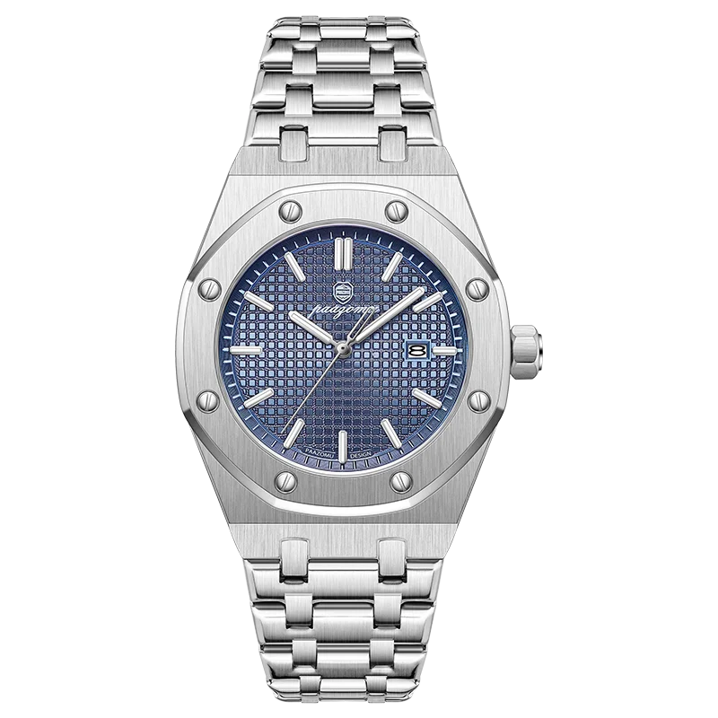 PAAZOMU Luxury Business Man Wristwatch Waterproof Luminous Date Men Watch Stainless Steel Fashion Quartz Watches For Men Reloj Vera Lux