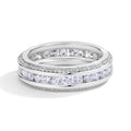 MINTYBOX  S925 Sterling Silver Moissanite Ring D VVS1 Lab Grown Diamond 1.68ctw Engagement Rings For Women Wedding Band Gift Vera Lux