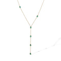 NEWBUY Fashion Gold Color Stainless Steel Choker Necklaces For Women Delicate White/Green/Red CZ Zircon Inlay Jewelry Vera Lux